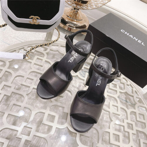 High Quality Luxury Chanel Classic Chunky Heels – Style 72614 product detail