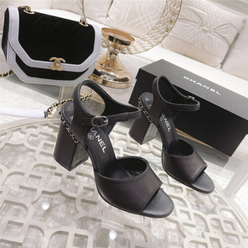 High Quality Luxury Chanel Classic Chunky Heels – Style 72614