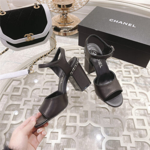 High Quality Luxury Chanel Classic Chunky Heels – Style 72614 product detail