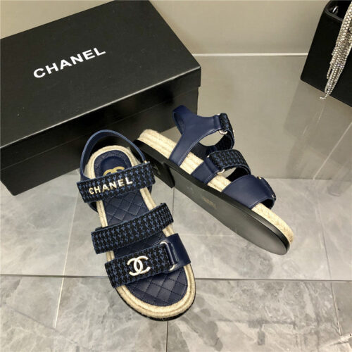 High Quality Luxury Chanel Twine Platform Beach Sandals product detail