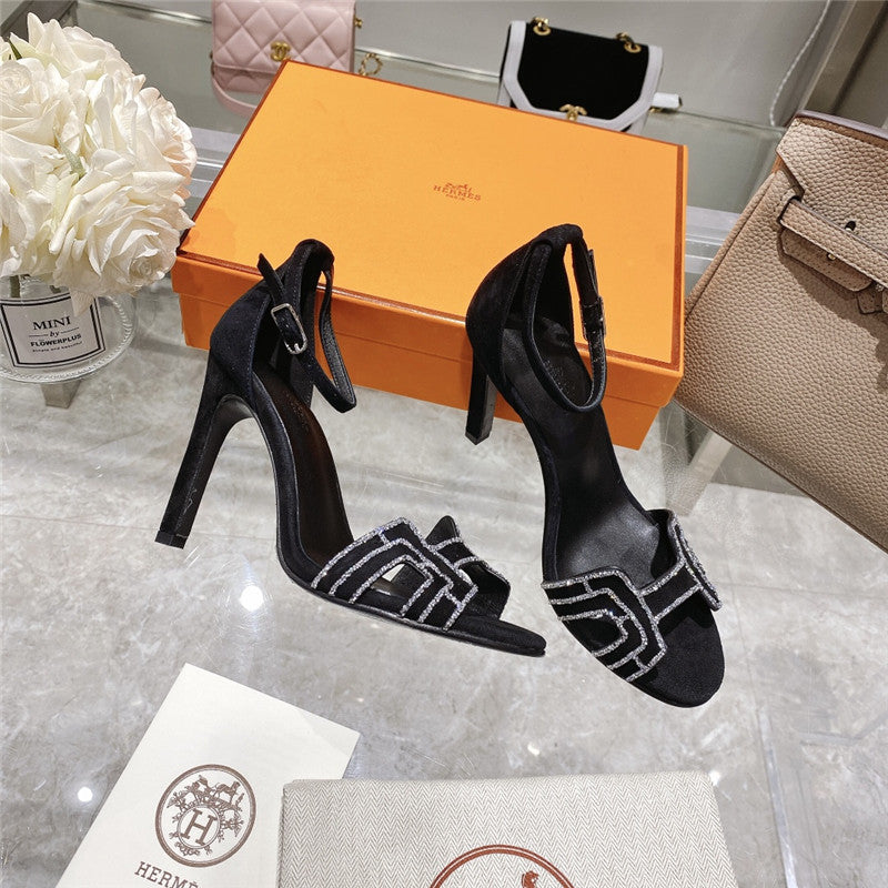 High Quality Luxury Hermes Heel Sandals product detail