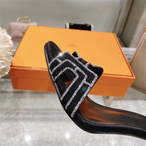 High Quality Luxury Hermes Heel Sandals product detail