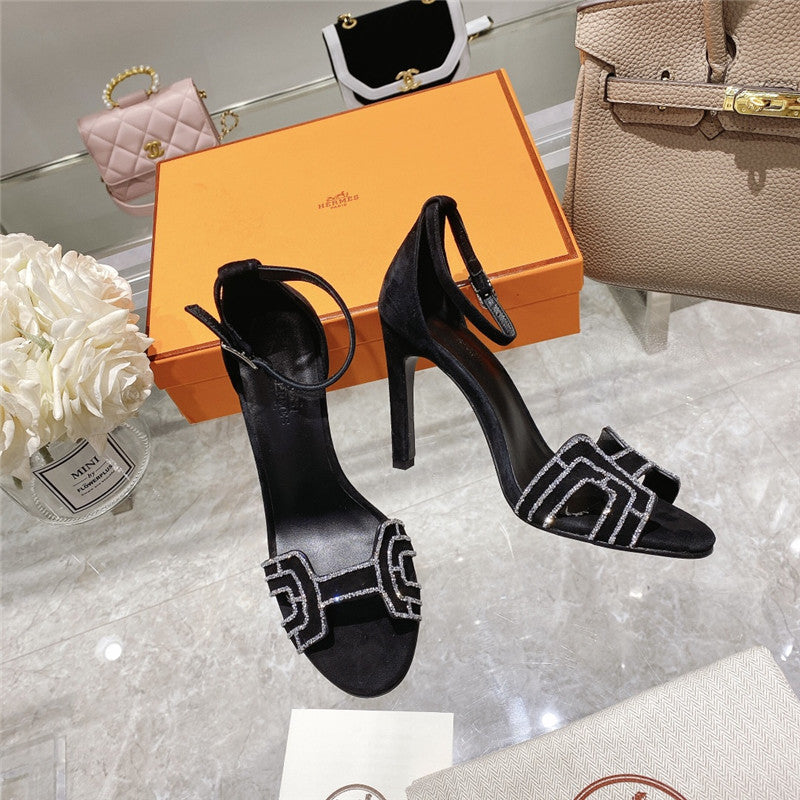 High Quality Luxury Hermes Heel Sandals product detail