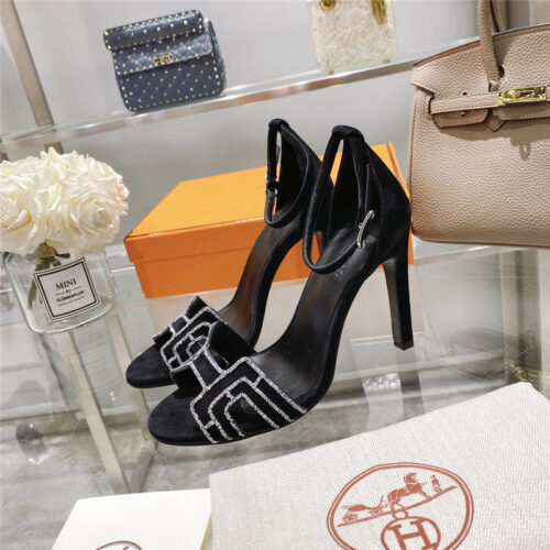 High Quality Luxury Hermes Heel Sandals