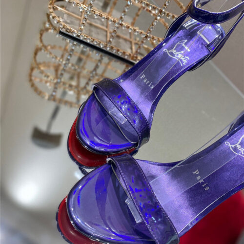 High Quality Luxury Christian Louboutin Rhinestone Heeled Sandals product detail