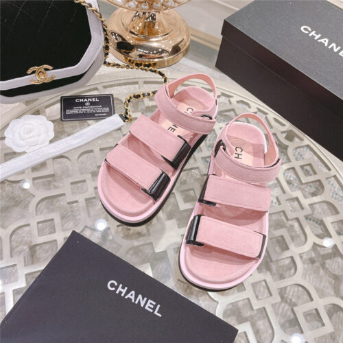 High Quality Luxury Chanel Platform Velcro Sandals – Style 76166 product detail