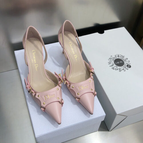 High Quality Luxury Dior Pointed Toe Mules High Heels product detail