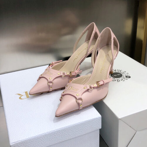 High Quality Luxury Dior Pointed Toe Mules High Heels alternate view
