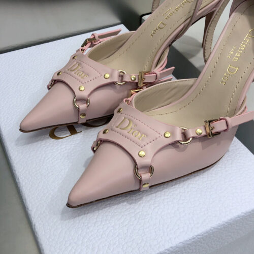 High Quality Luxury Dior Pointed Toe Mules High Heels product detail