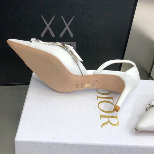 High Quality Luxury Dior Pointed Toe Mules High Heels – Style 46662 product detail