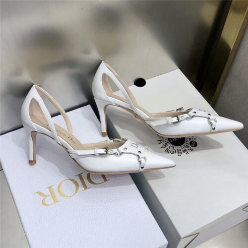 High Quality Luxury Dior Pointed Toe Mules High Heels – Style 46662 product detail