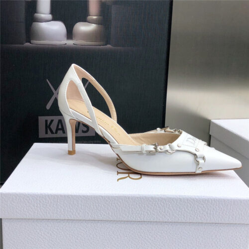 High Quality Luxury Dior Pointed Toe Mules High Heels – Style 46662 product detail