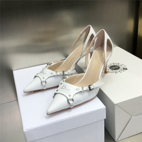 High Quality Luxury Dior Pointed Toe Mules High Heels – Style 46662 product detail