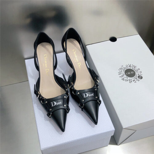 High Quality Luxury Dior Pointed Toe Mules High Heels – Style 91302 alternate view