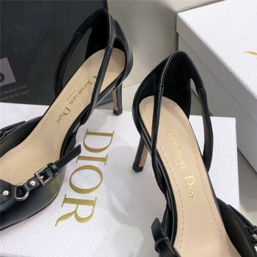 High Quality Luxury Dior Pointed Toe Mules High Heels – Style 91302 product detail