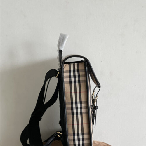 High Quality Luxury Burberry Check Backpack product detail