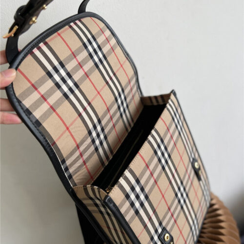 High Quality Luxury Burberry Check Backpack product detail