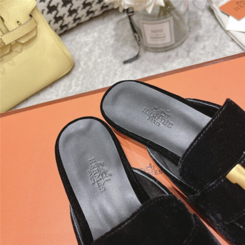 High Quality Luxury Hermes H Buckle Classic Slippers product detail