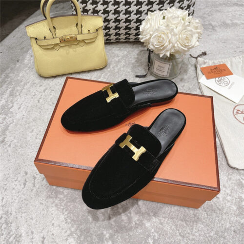 High Quality Luxury Hermes H Buckle Classic Slippers product detail