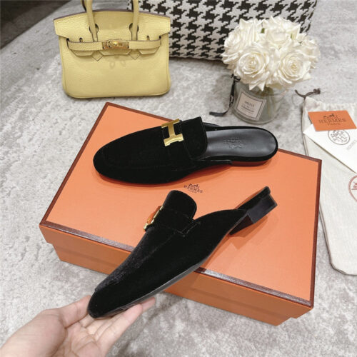 High Quality Luxury Hermes H Buckle Classic Slippers product detail