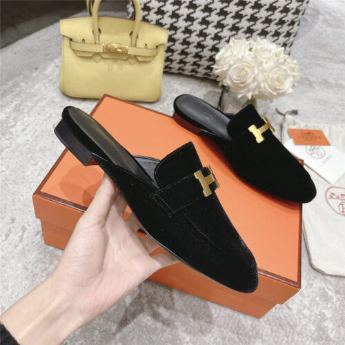 High Quality Luxury Hermes H Buckle Classic Slippers product detail