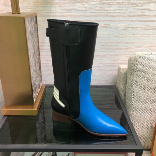 High Quality Luxury Louis Vuitton Pointed Toe Leather Boots – Style 22403 product detail