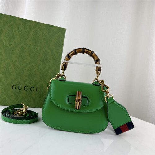 High Quality Luxury Gucci Mini Top Handle Bag With Bamboo – Style 03428