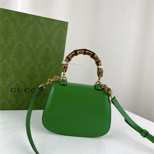 High Quality Luxury Gucci Mini Top Handle Bag With Bamboo – Style 03428 alternate view