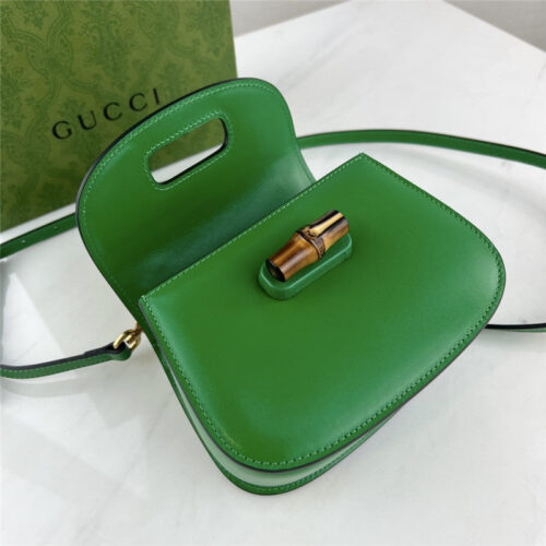 High Quality Luxury Gucci Mini Top Handle Bag With Bamboo – Style 03428 product detail