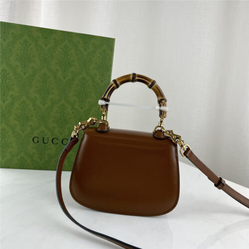 High Quality Luxury Gucci Mini Top Handle Bag With Bamboo alternate view