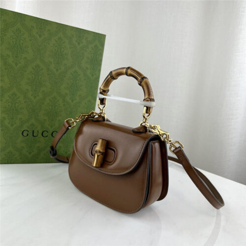 High Quality Luxury Gucci Mini Top Handle Bag With Bamboo product detail