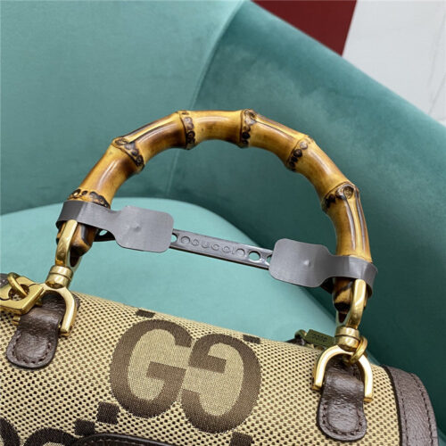 High Quality Luxury Gucci GG Bamboo Jumbo Small Top Handle Bag product detail