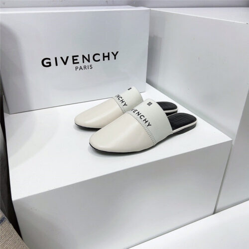 High Quality Luxury Givenchy Logo Flat Slippers – Style 98083 alternate view