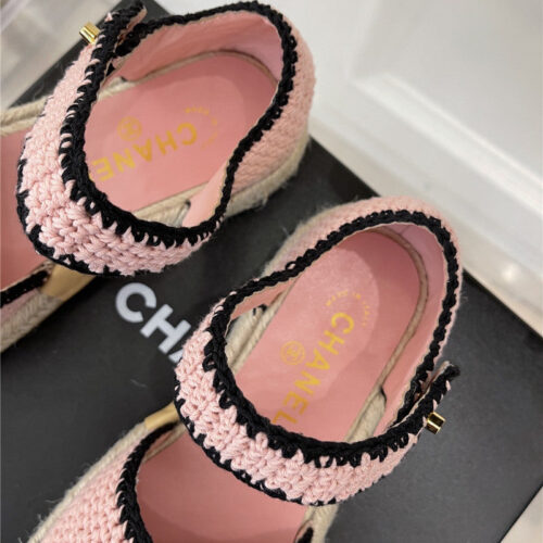 High Quality Luxury Chanel Hand Woven Sandals – Style 00134 product detail