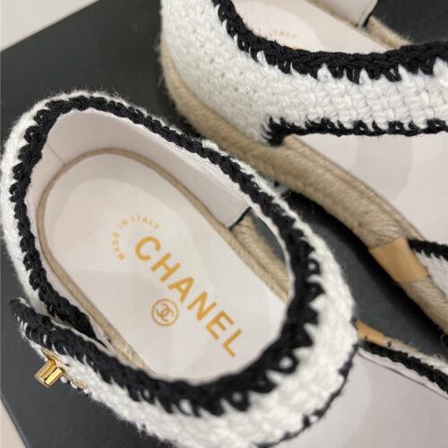 High Quality Luxury Chanel Hand Woven Sandals – Style 69062 product detail