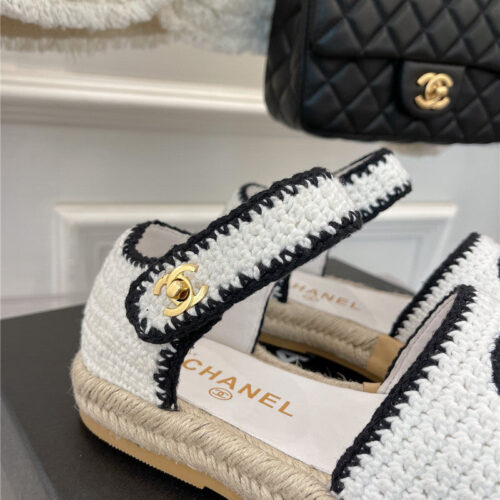 High Quality Luxury Chanel Hand Woven Sandals – Style 69062 product detail