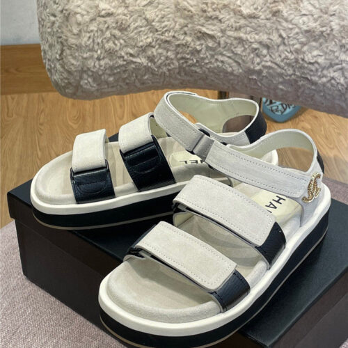 High Quality Luxury Chanel Platform Velcro Sandals product detail