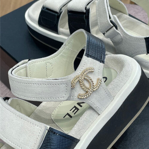 High Quality Luxury Chanel Platform Velcro Sandals product detail