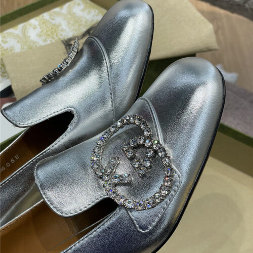 High Quality Luxury Gucci Diamond Buckle High Heels product detail