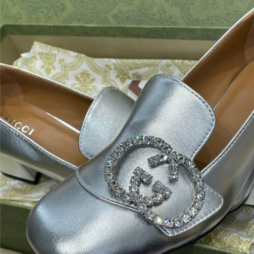 High Quality Luxury Gucci Diamond Buckle High Heels product detail