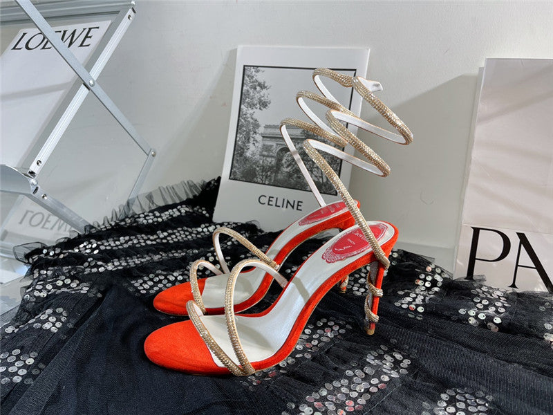 High Quality Luxury Rene Caovilla Cleo Heels