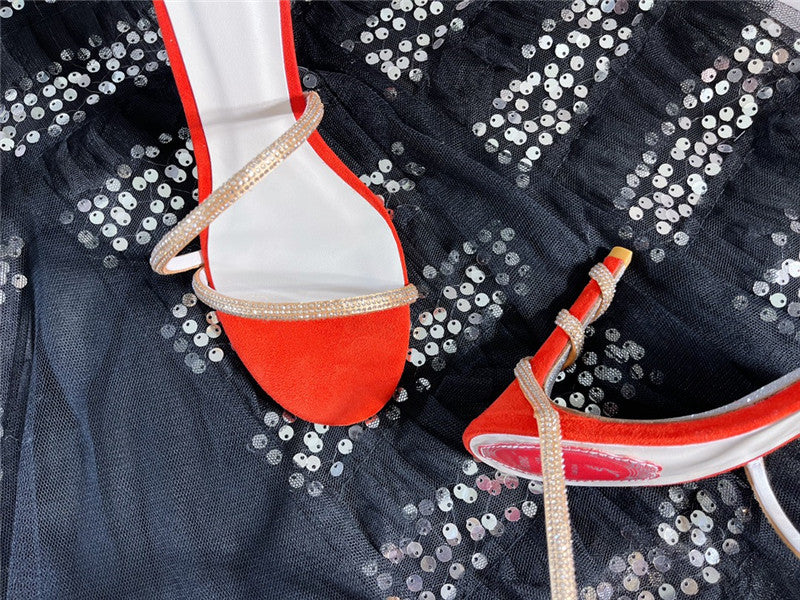 High Quality Luxury Rene Caovilla Cleo Heels product detail