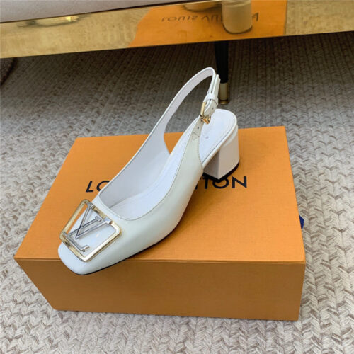 High Quality Luxury Louis Vuitton Classic Chunky Heel Sandals product detail