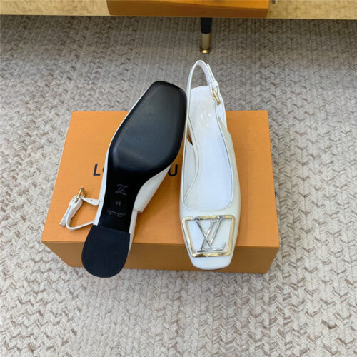 High Quality Luxury Louis Vuitton Classic Chunky Heel Sandals product detail