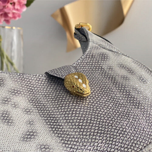 High Quality Luxury Bvlgari Mini Serpenti Leather Hobo Bag product detail