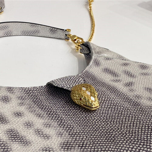 High Quality Luxury Bvlgari Serpenti Leather Hobo Bag product detail