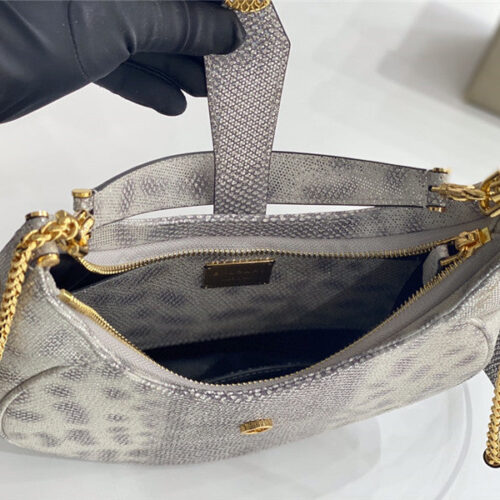 High Quality Luxury Bvlgari Serpenti Leather Hobo Bag product detail