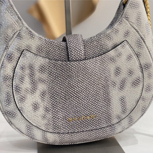 High Quality Luxury Bvlgari Serpenti Leather Hobo Bag product detail