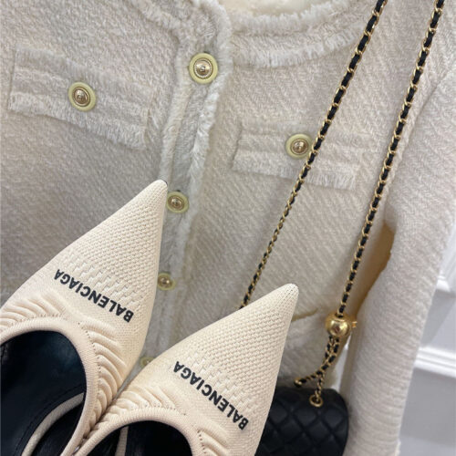 High Quality Luxury Balenciaga Pointed Toe Slippers – Style 04291 product detail
