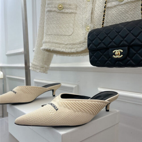 High Quality Luxury Balenciaga Pointed Toe Slippers – Style 04291 product detail